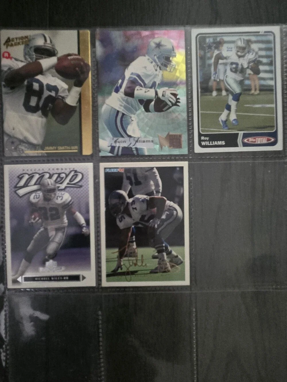 Dallas Cowboys Football Card Lot 24 Emmitt Smith Troy Aikman Deion NFL